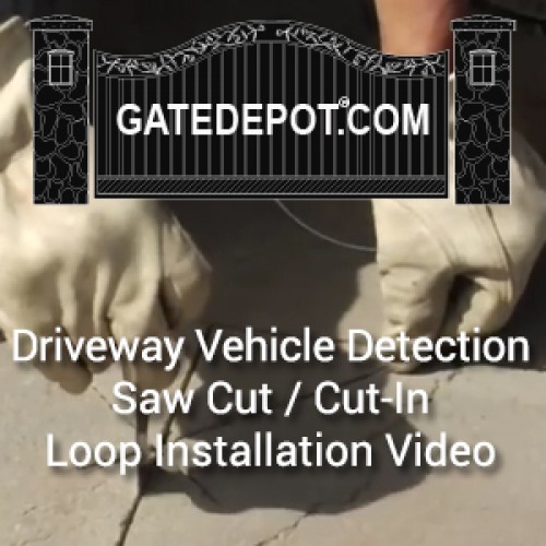 Video - Driveway Vehicle Detection Using Saw-Cut / Cut-In Loops