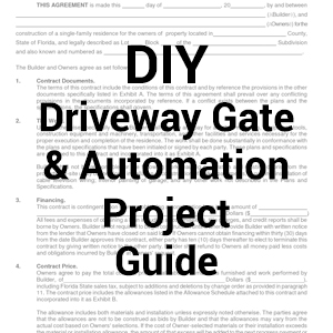 DIY Driveway Gate Automation Project Planning Guide